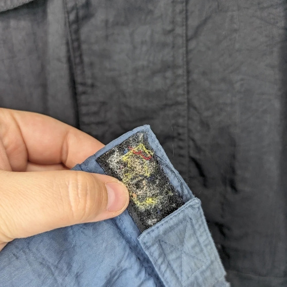 Vintage 90s 00s Embrodered Adidas Logo Zip Up Jacket Black Blue Mens M - Picture 12 of 14